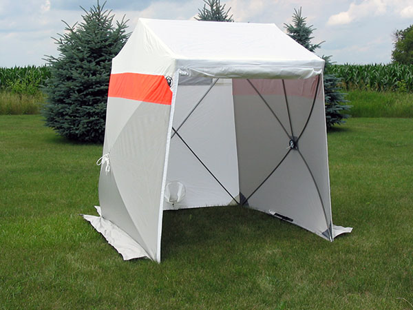 Pop N Work FX101012 Pop Up Tent, Roll-Up Door & X Frame, 10'x10